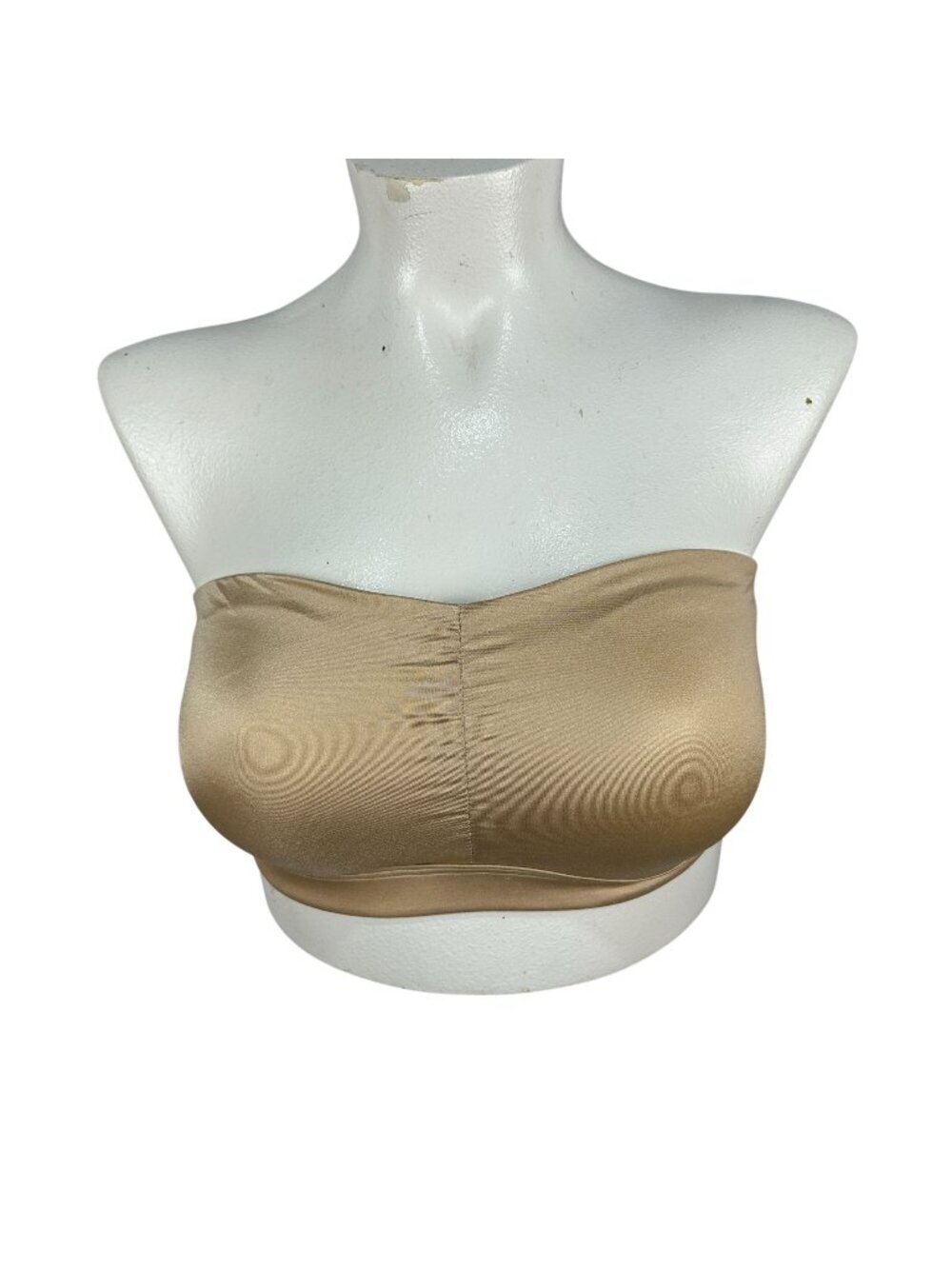 Sweet Nothings Womens Strapless Bandeau Bra Size 40 Nude Nylon/Spandex